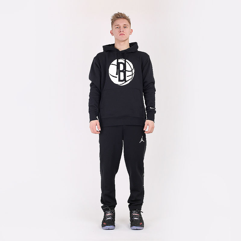 мужская черная толстовка Nike NBA Brooklyn Nets Essential Hoodie CN1187-010 - цена, описание, фото 6